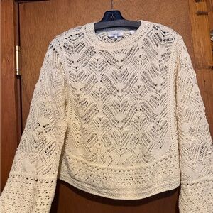 Vince Women's Cream Knit Sweater